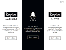 Tablet Screenshot of kopka.de